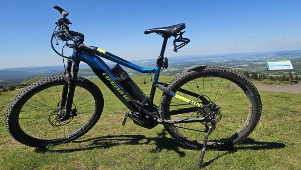 RS-Mount Akkumount passend zu Haibike mit YAMAHA/BOSCH Motor und MRS-Schiene
